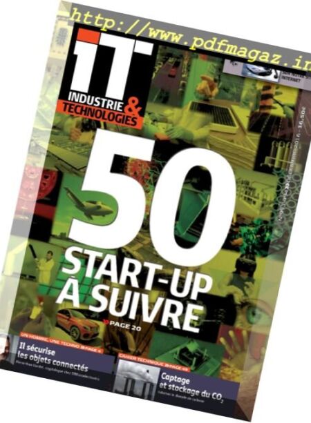 T. Industrie&Technologies – Decembre 2016 Cover