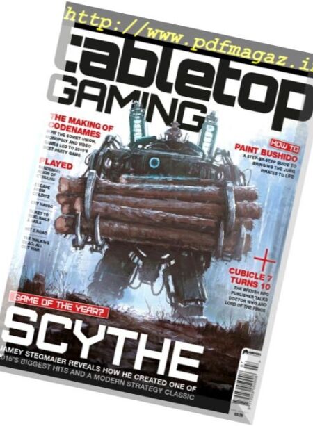 Tabletop Gaming – December 2016 – January 2017 Cover