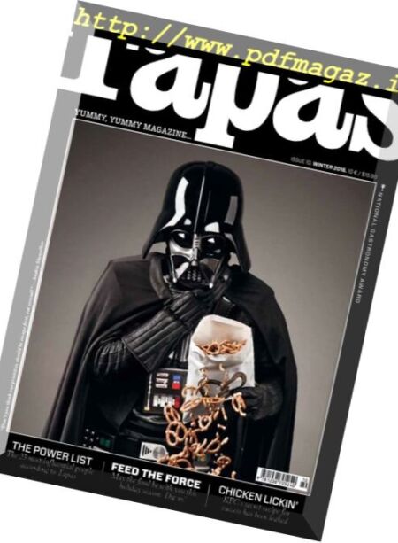 Tapas – Issue 10, Winter 2016 Cover