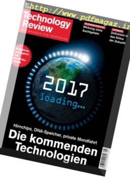 Technology Review – Januar 2017