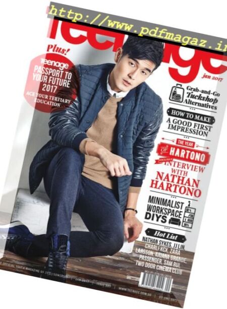 Teenage – January 2017 Cover