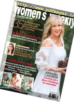 The Australian Women’s Weekly New Zealand Edition – Christmas 2016
