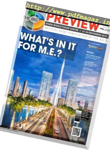 The Big 5 Show Preview – 2016 Cover