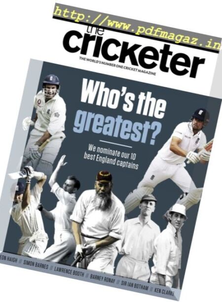 The Cricketer Magazine – December 2016 Cover