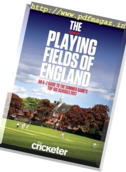 The Cricketer – The Playing Fields of England (2016)