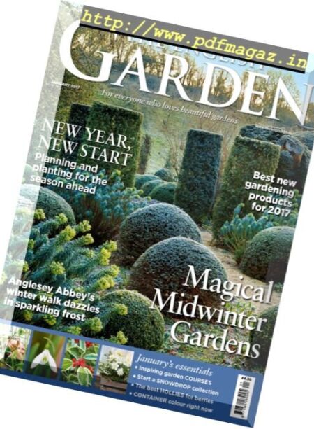The English Garden – January 2017 Cover