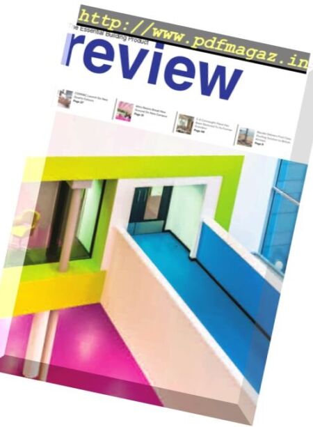 The Essential Building Product Review – Issue 4, November 2016 Cover