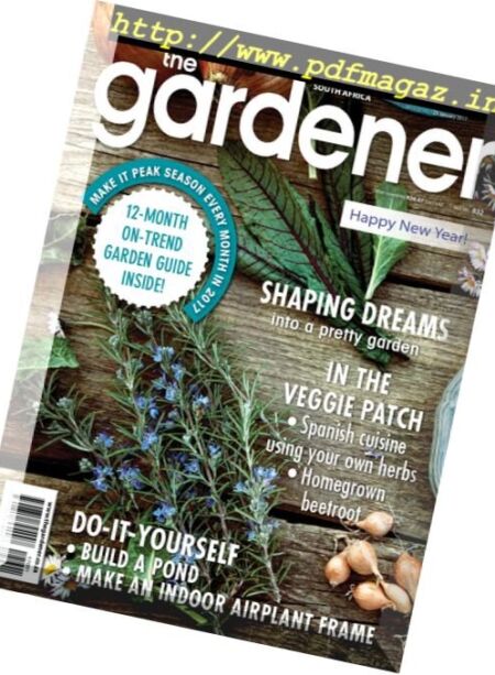 The Gardener South Africa – January 2017 Cover