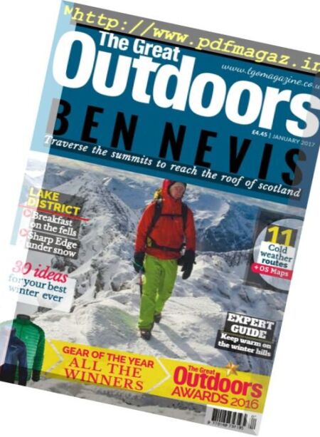 The Great Outdoors – January 2017 Cover