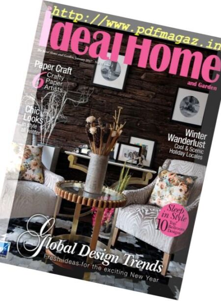 The Ideal Home and Garden India – January 2017 Cover
