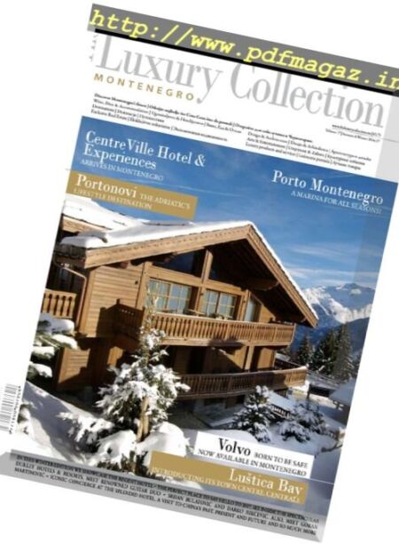 The Luxury Collection Montenegro – Autumn-Winter 2016-2017 Cover