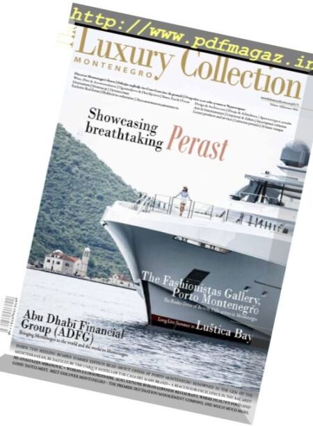 The Luxury Collection Montenegro – Summer 2016 Cover