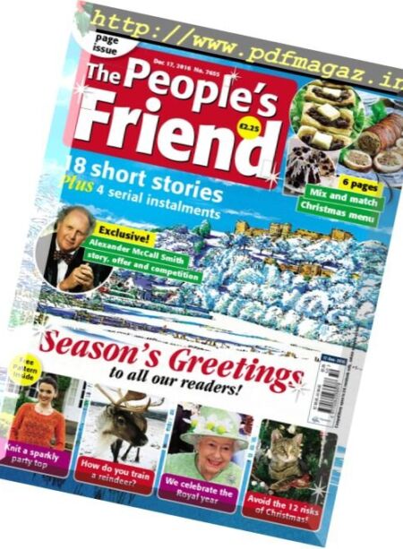 The People’s Friend – 17 December 2016 Cover
