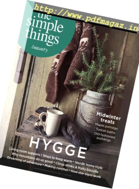 The Simple Things – January 2017 Cover