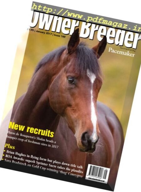 Thoroughbred Owner and Breeder – January 2017 Cover