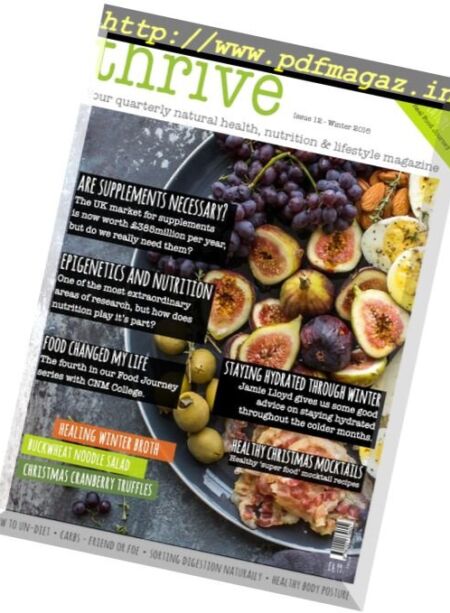 Thrive Magazine – Issue 12, Winter 2016 Cover