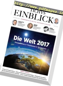 Tichys Einblick – Januar 2017