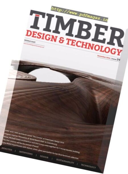 Timber Design & Technology Middle East – December 2016 Cover