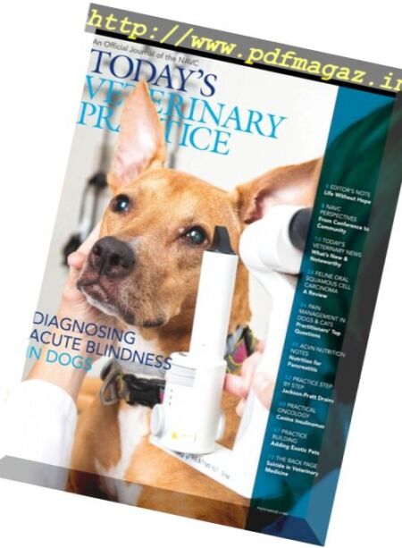 Today’s Veterinary Practice – November-December 2016 Cover
