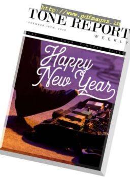 Tone Report Weekly – 30 December 2016
