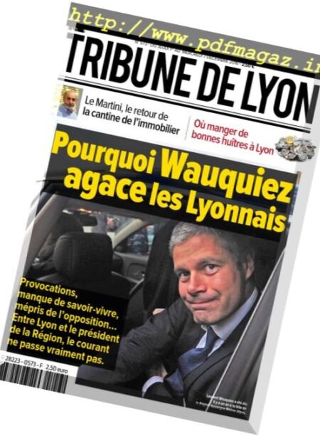 Tribune de Lyon – 1 au 7 Decembre 2016 Cover