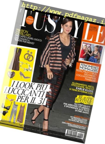 Tu Style – 19 Dicembre 2016 Cover
