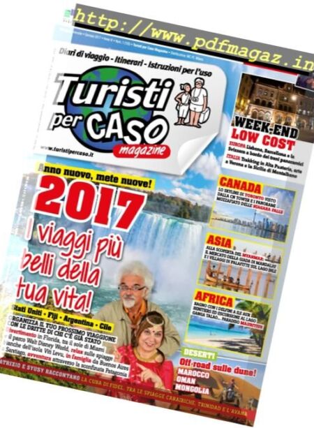 Turisti Per Caso – Gennaio 2017 Cover