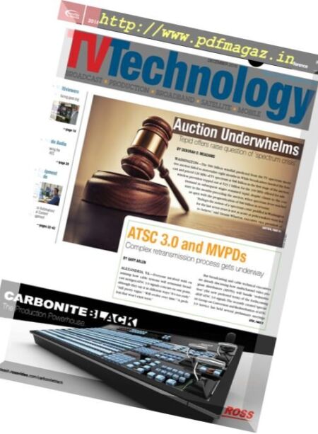 TVTechnology – December 2016 Cover