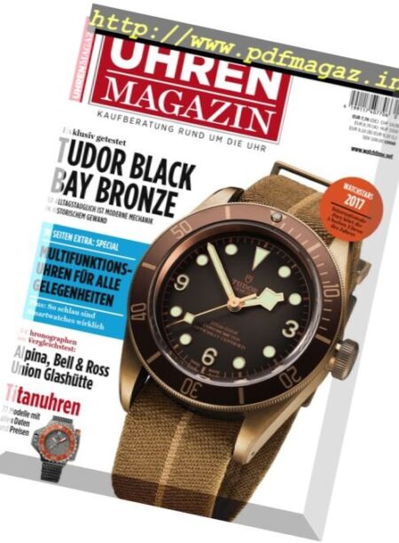 Uhren Magazin – Januar-Februar 2017 Cover