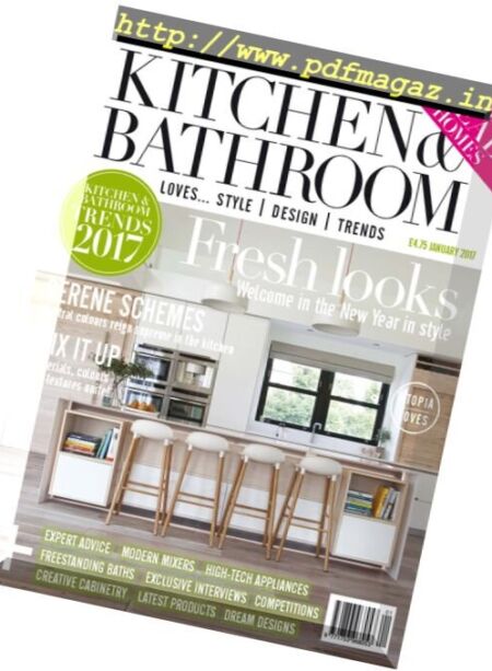 Utopia Kitchen & Bathroom – January 2017 Cover