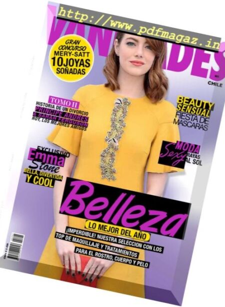 Vanidades Chile – 22 Diciembre 2016 Cover