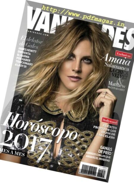 Vanidades Mexico – 29 Noviembre 2016 Cover