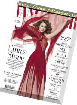 Vanity Fair Italia – 11 Gennaio 2017