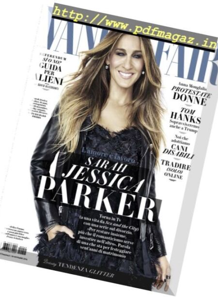 Vanity Fair Italia – 30 Novembre 2016 Cover