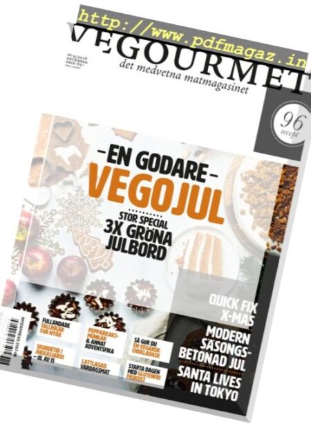 Vegourmet – December 2016 Cover