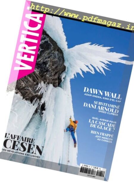Vertical Magazine – Hiver 2017 Cover