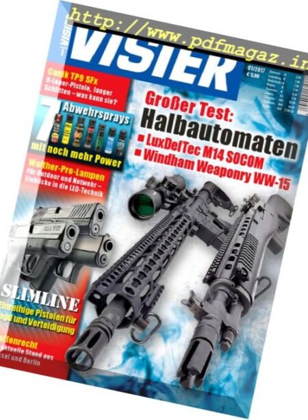 Visier – Januar 2017 Cover