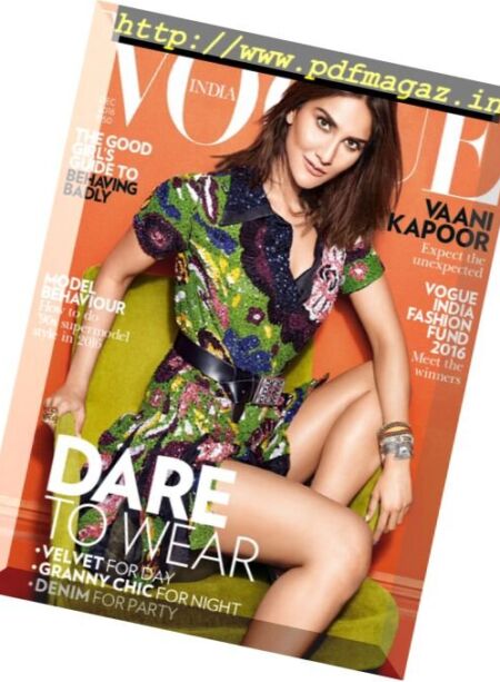 Vogue India – December 2016 Cover