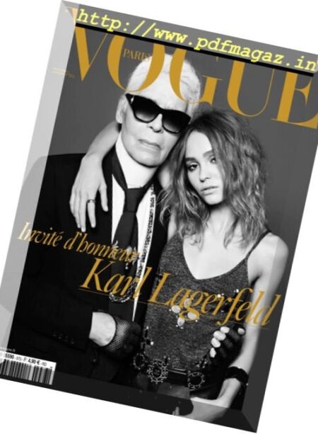 Vogue Paris – Decembre 2016 – Janvier 2017 Cover