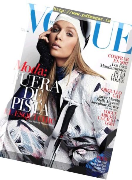 Vogue Spain – Enero 2017 Cover