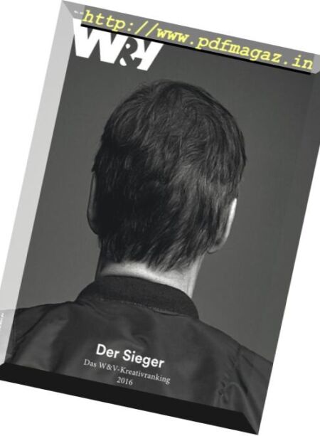 W&V – 5 Dezember 2016 Cover
