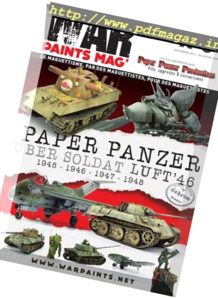 War Paints Magazine – Decembre 2016 Cover