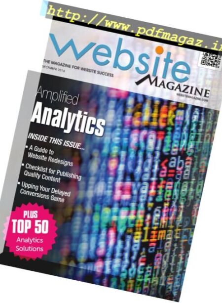 Website Magazine – December 2016 Cover