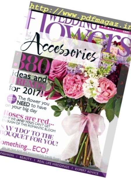 Wedding Flowers – January-February 2017 Cover