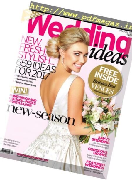 Wedding Ideas – January 2017 Cover