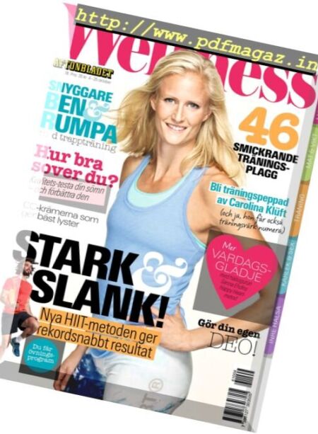 Wellness Sweden – Nr.6, 2016 Cover