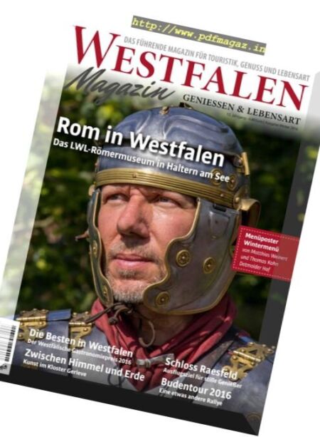 Westfalen Magazin – Winter 2016 Cover