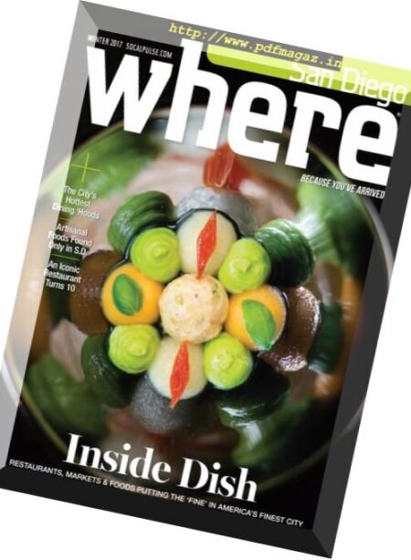 Where San Diego – Winter 2017 Cover
