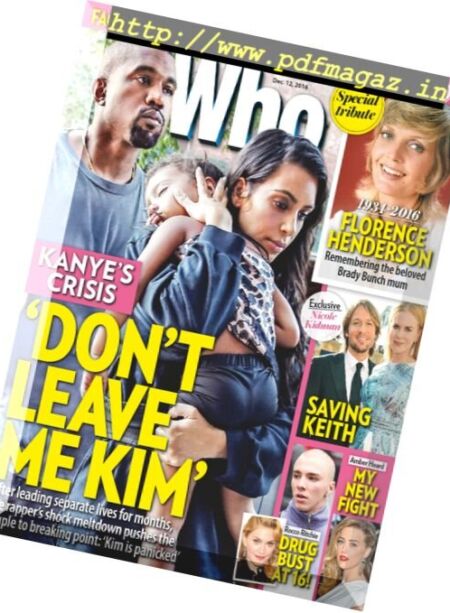 Who – 12 December 2016 Cover
