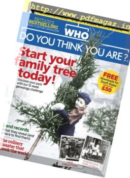 Who Do You Think You Are – December 2016